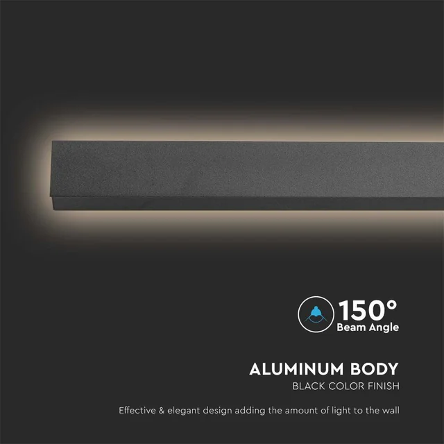 Apliques de pared LED - Modernos - Apliques de pared - IP65 - Cuerpo antracita - 16 Vatios - 2035 Lúmenes - 3000K