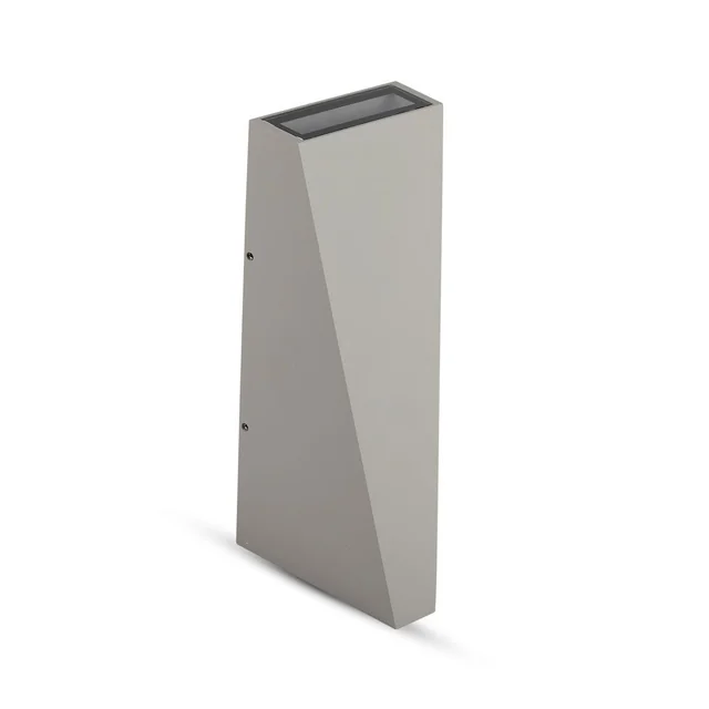 Apliques de pared LED triangulares - IP65 - Gris - 4W - 450 Lúmenes - 3000K