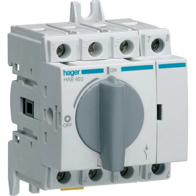 Αποζεύκτη Hager Switch 4P 32A (HAB403)