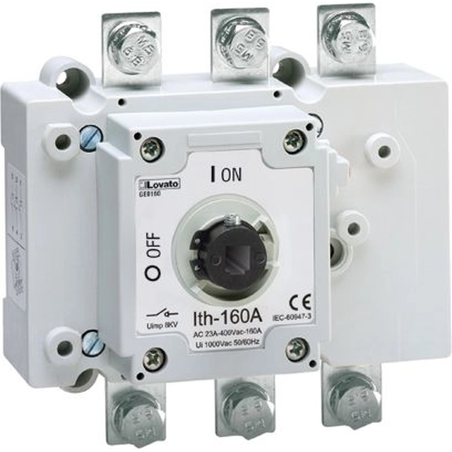 Αποζεύκτη Lovato Electric Switch 3P 160A χωρίς πόμολο (GE0160)