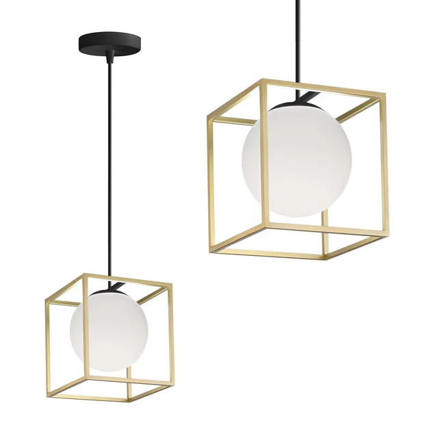 APP1165-1CP GOUD WIT Hanglamp