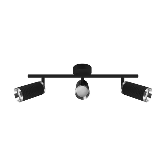 Apparecchio da parete e soffitto FRIDA SPT GU10 3I NERO/CROMO