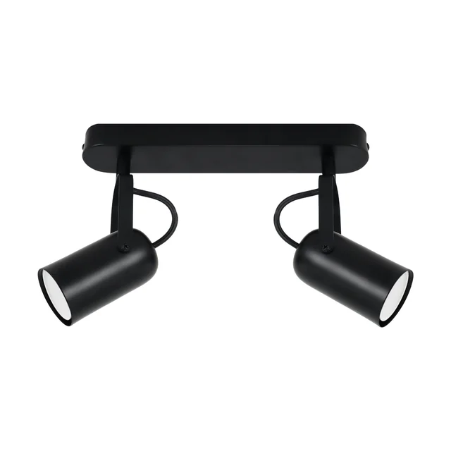 Apparecchio da parete e soffitto LOFTA GU10 2L NERO