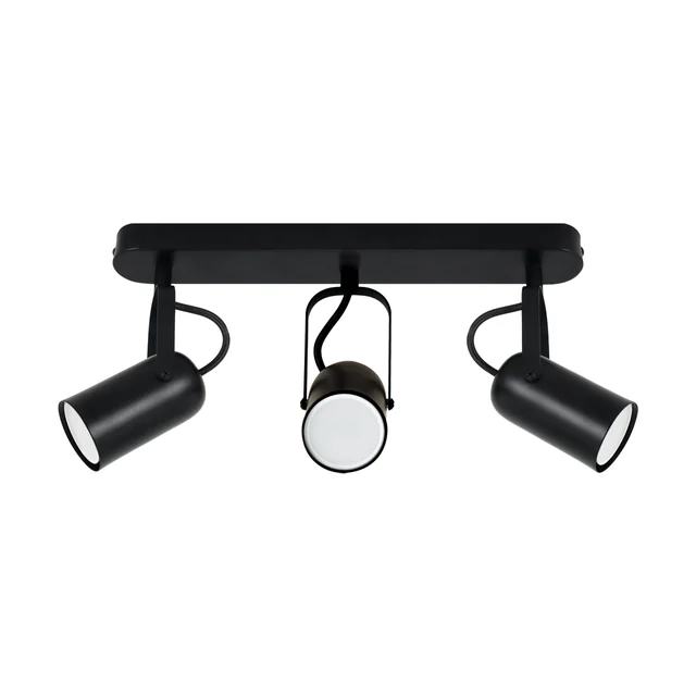 Apparecchio da parete e soffitto LOFTA GU10 3L NERO