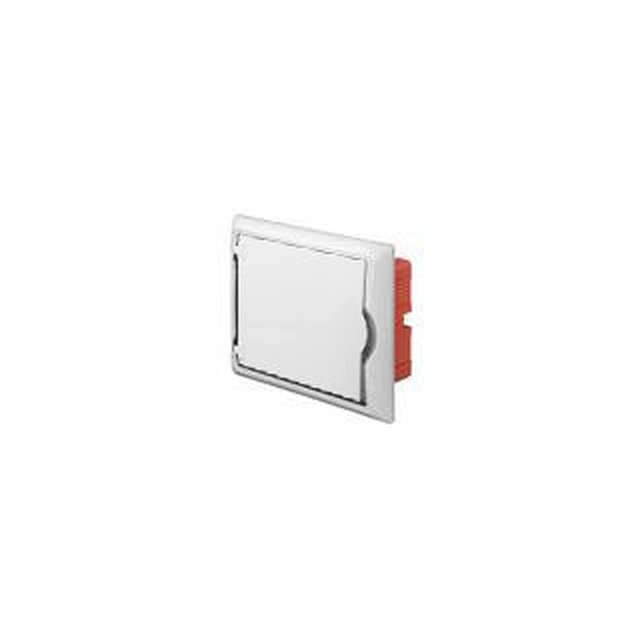 Appareillage encastré1x8 modulaire blanc IP40 en ligne