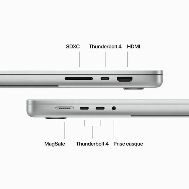 Apple MacBook Pro bærbar 2023 16&quot; 1 TB Azerty fransk M3 Max