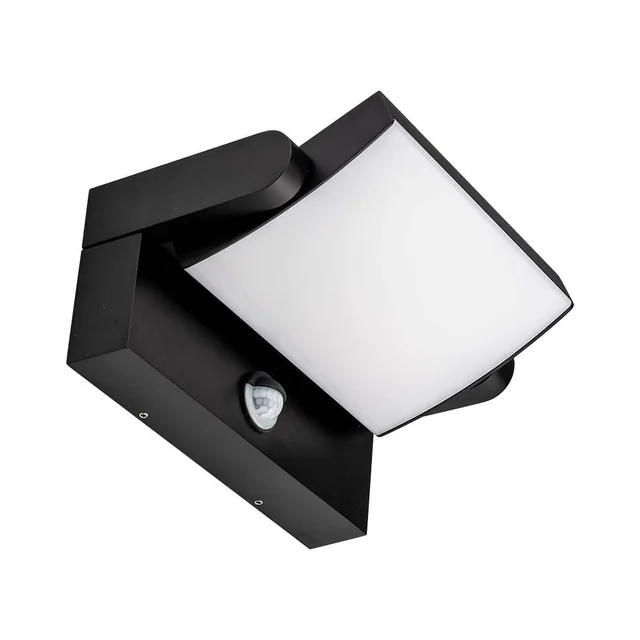 Applique LED girevoli con sensore - IP65 - Nero - 17W - 2520 Lumen - 3000K - Modello n.: - VT-11020S-B