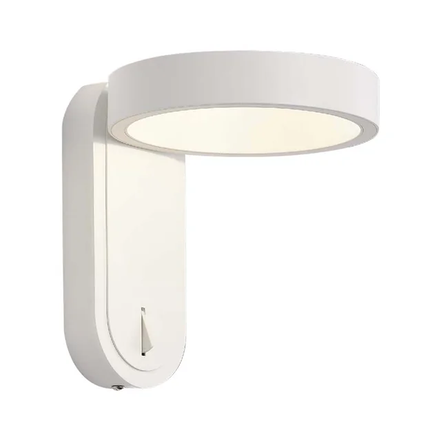 Applique LED - Luci girevoli - IP20 - Corpo bianco - 5 Watt - 600 Lumen - 3000K+4000K