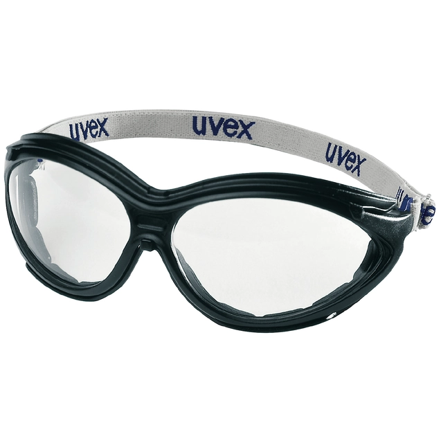 Apsauginiai akiniai „Uvex 9188 Cyberguard“ su galvos juosta