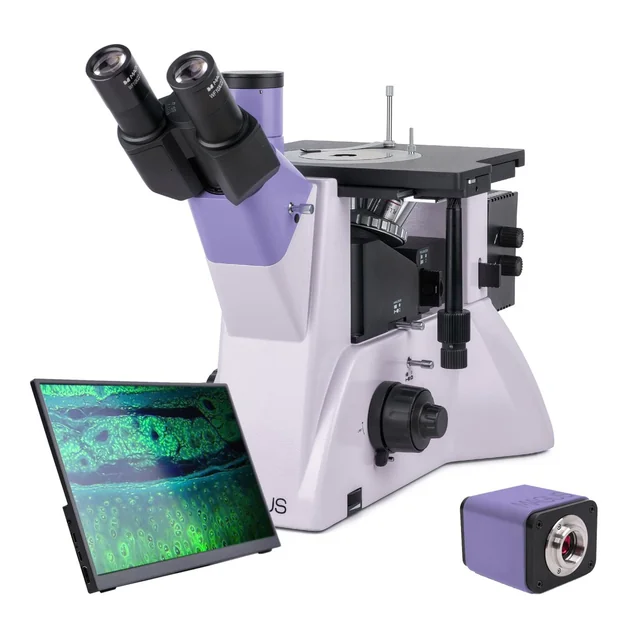 Apverstas skaitmeninis metalurginis mikroskopas MAGUS Metal VD700 LCD