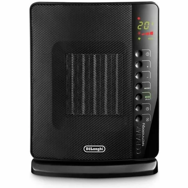 Aquecedor elétrico de cerâmica DeLonghi preto 2400 W