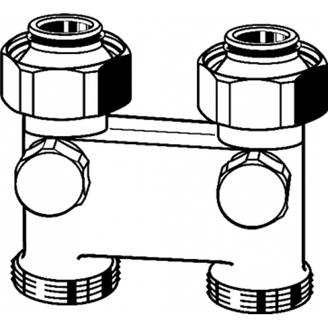 Áramlásterelő, nikkelezett 3/4 50mm