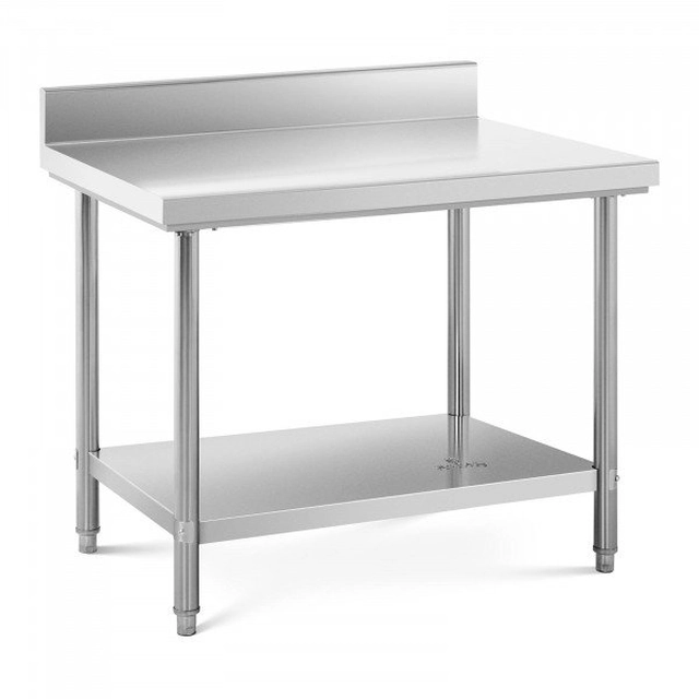 Arbeitstisch - 100 x 70 cm - Kante - Tragfähigkeit 190 kg - Royal Catering ROYAL CATERING 10012552 RCAT-100/70-SP