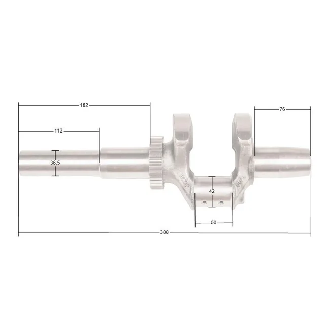 Arbore cotit Loncin LC2V90 (T230) tip C PIESA ORIGINALA