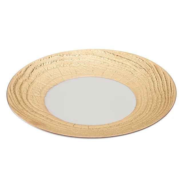 ARBORESCENCE flat plate 31 cm, gold