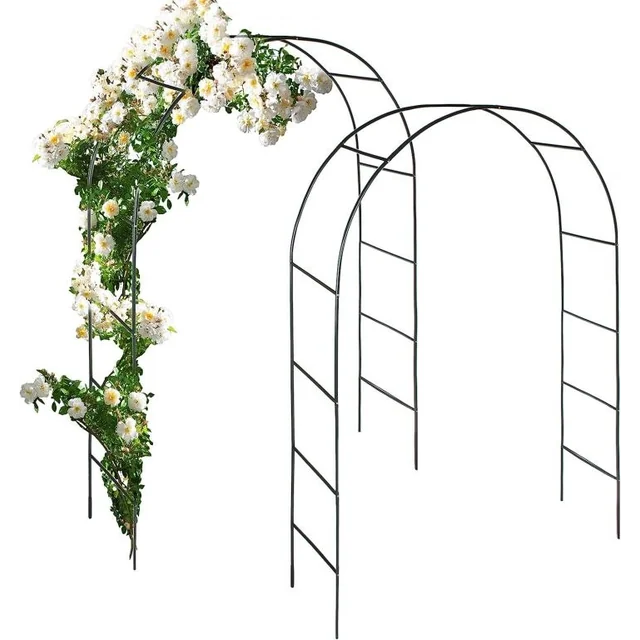 Arco de jardín Anaterra para plantas trepadoras, 2 uds., 13 mm