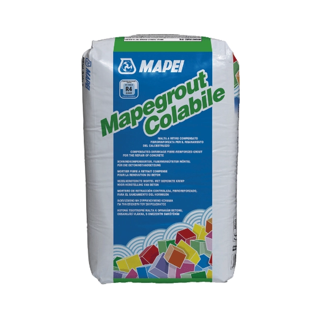 Argamassa de reparação Mapei Mapegrout Colabile 25 kg