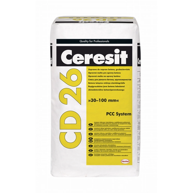 Argamassa de reparo Ceresit CD 26 30-100 mm 25 kg