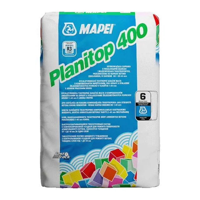 Argamassa de reparo de concreto Mapei PLANITOP 400 25kg