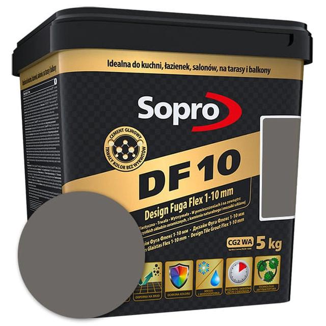 Argamassa flexível Sopro DF 10 basalto (64) 5 kg