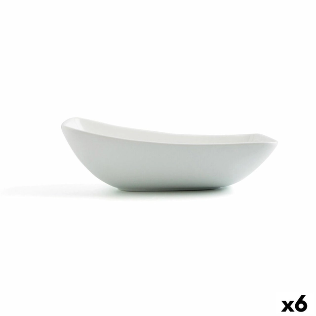 Ariane Vital Bowl téglalap alakú kerámia fehér (24 cm) (6 Darab)