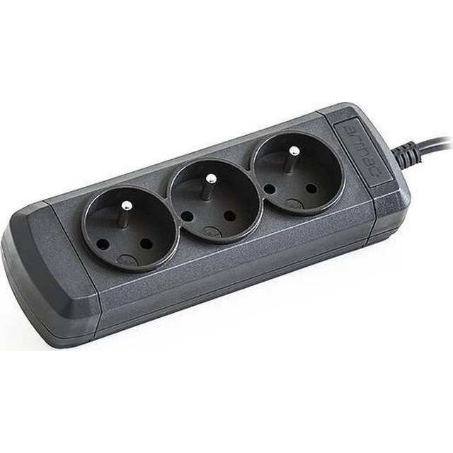 Armac ARMAC POWER STRIP ARCOLOR3 BLACK 1.5M 3X 230V PL