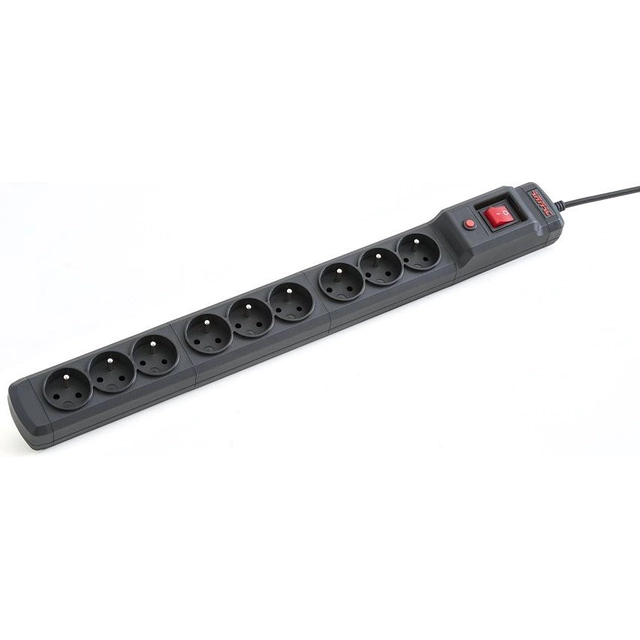 Armac Multi power strip M9 surge protection 9 sockets 1.5 m black (M9/15/CZ)