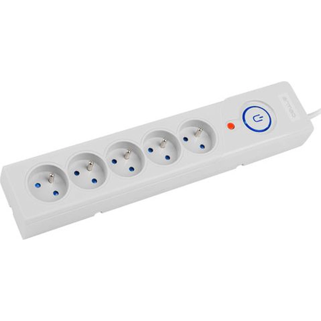 Armac power strip Z5 přepěťová ochrana 5 zásuvky 3 m šedá (Z5/SZ/30)