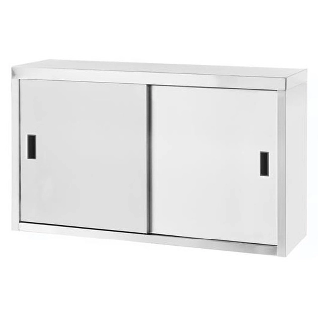 Armadio a parete in acciaio inox 100x40 Ante scorrevoli Hendi 814185