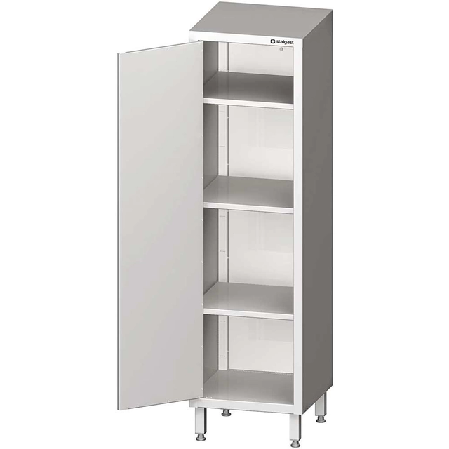 Armadio da magazzino in acciaio inox con ante battenti 40x50x180 Stalgast