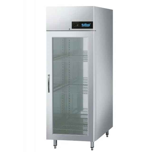 Armadio frigorifero Linea 410L con porta in vetro, con illuminazione a LED GN 1/1 Rilling AHK MN041 00V1