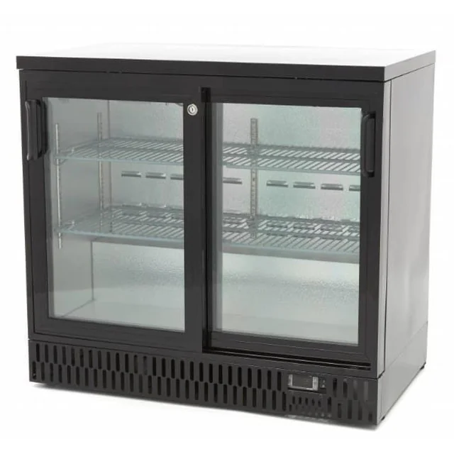 Armadio refrigerato bar RQ-208SCM | porte scorrevoli | due porte | 227l