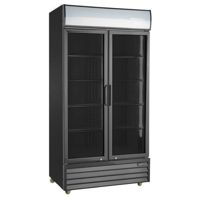 Armário de refrigeração envidraçado RQ1100H-BLACK | 1000l (SD1001H)