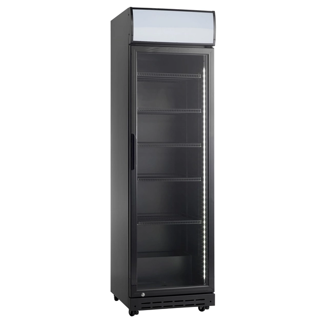 Armário de refrigeração envidraçado RQ419-BLACK| 388l | preto (SD420BE)