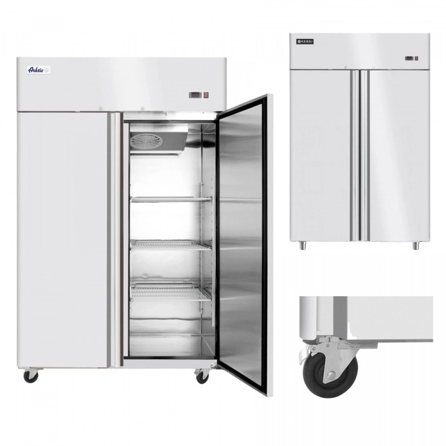 Armário de refrigeração para catering, aço inoxidável 1300l 1314x800x2082 Hendi 232125