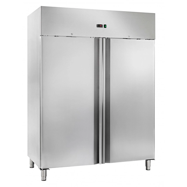 Armário de refrigeração profissional de aço inoxidável GN 2/1 1333L Amitek 1010047