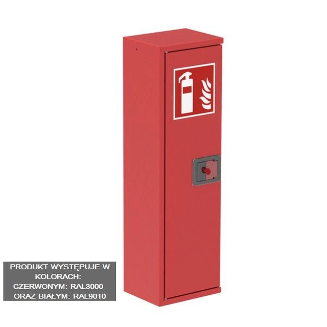 Armário extintor de hidratação HWG-33-MODUŁOWY 230x780x250, cor vermelha