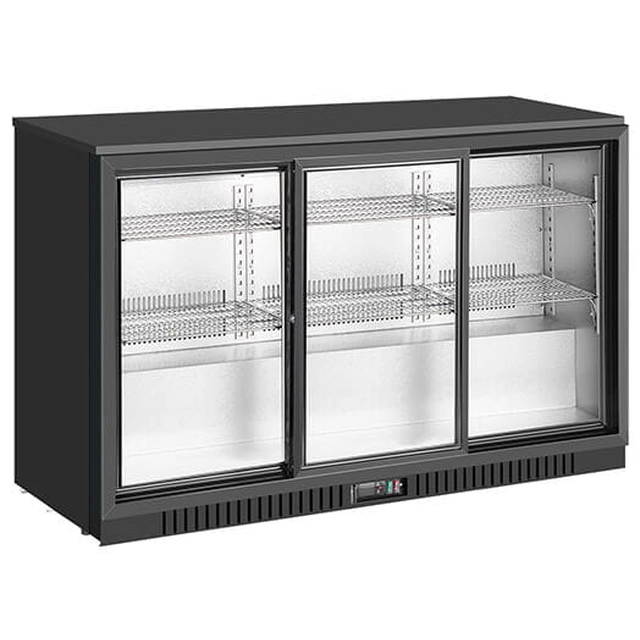 Armário frigorífico para bar | refrigerador de bancada | portas de correr | 308 l | SC311SLE (RQ-330SC)