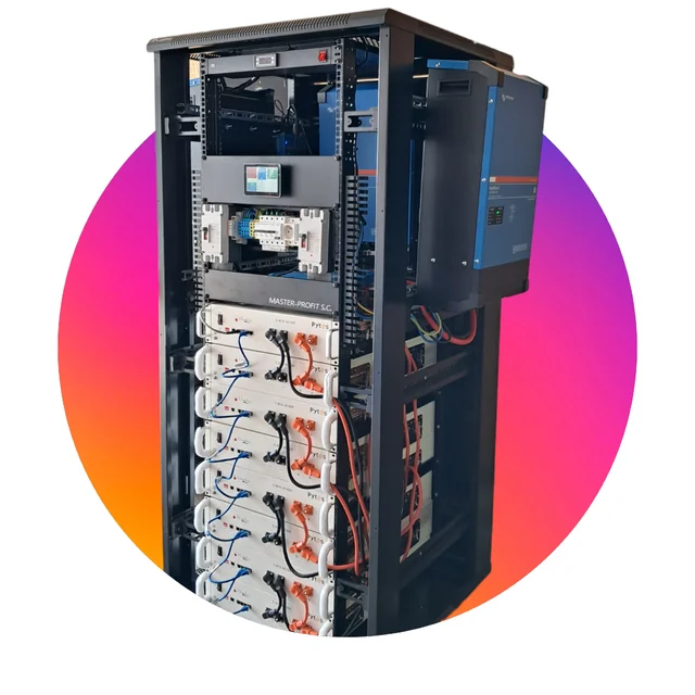 Armazenamento de Energia RACK ESS 24 kVA 20,48kWh ON/OFF-GRID VICTRON ENERGY - SISTEMA PRONTO PARA EMPRESAS