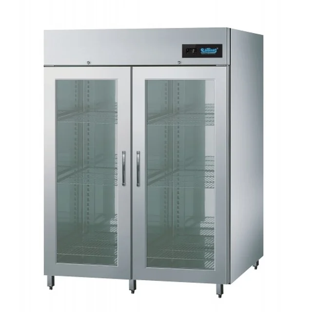 Armoire congélateur Ligne 1300L avec porte vitrée, éclairage LED GN 2/1