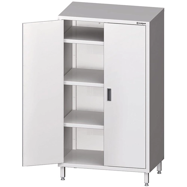 Armoire d'entrepôt en acier inoxydable avec portes battantes 70x50x180 Stalgast