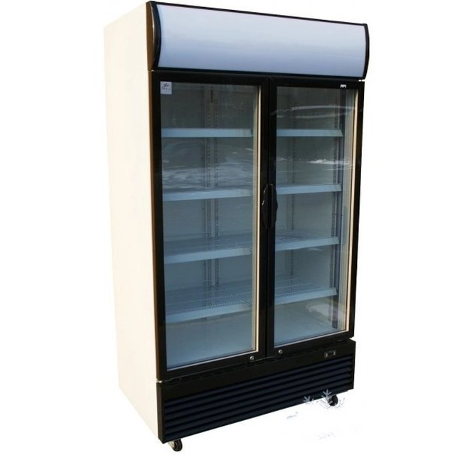 ARMOIRE RÉFRIGÉRATEUR VITRÉE AVEC CAPACITÉ 1000L INVEST HORECA LG-1000 LG-1000