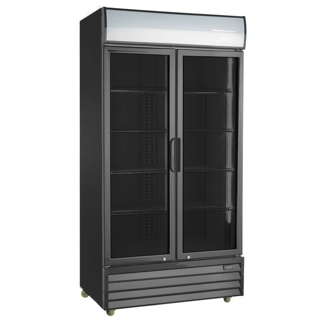 Armoire réfrigérée vitrée RQ1100H-BLACK | 1000l (SD1001H)