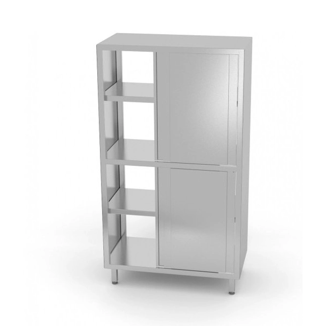 Armoire traversante avec cloison et porte coulissante 1000 x 600 x 2000 mm POLGAST 303106-2 303106-2