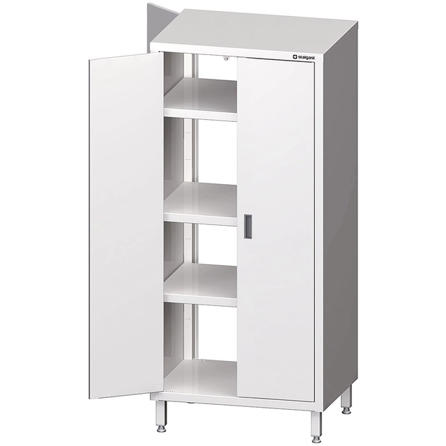 Armoire traversante en acier inoxydable avec portes battantes 100x50x180 Stalgast