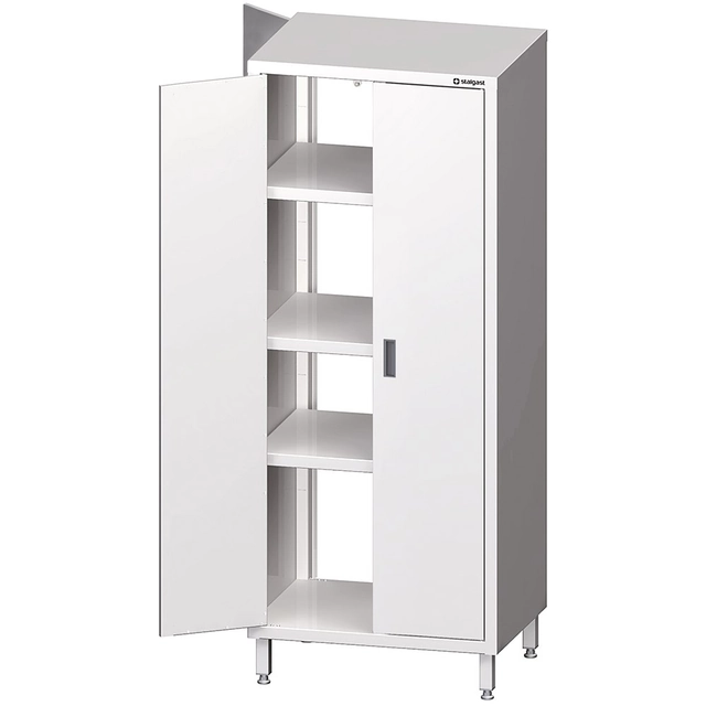 Armoire traversante en acier inoxydable avec portes battantes 100x50x200 Stalgast