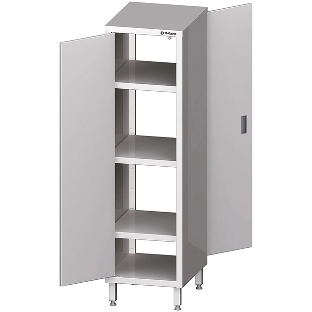 Armoire traversante en acier inoxydable avec portes battantes 40x50x180 Stalgast