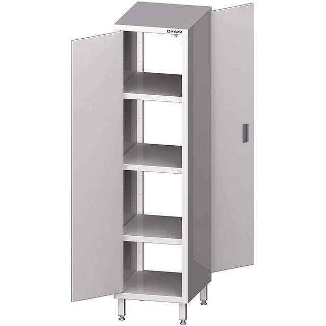 Armoire traversante en acier inoxydable avec portes battantes 40x50x200 Stalgast