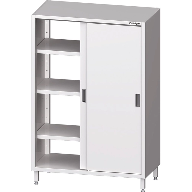 Armoire traversante en acier inoxydable avec portes coulissantes 100x50x180 Stalgast