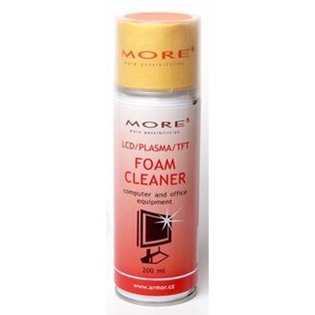 ARMOR LCD/PLASMA/TFT cleaning foam 200 ml, + microactive cloth